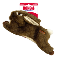 KONG Dog Toys Wild Low Stuffing Rabbit in its retail pack