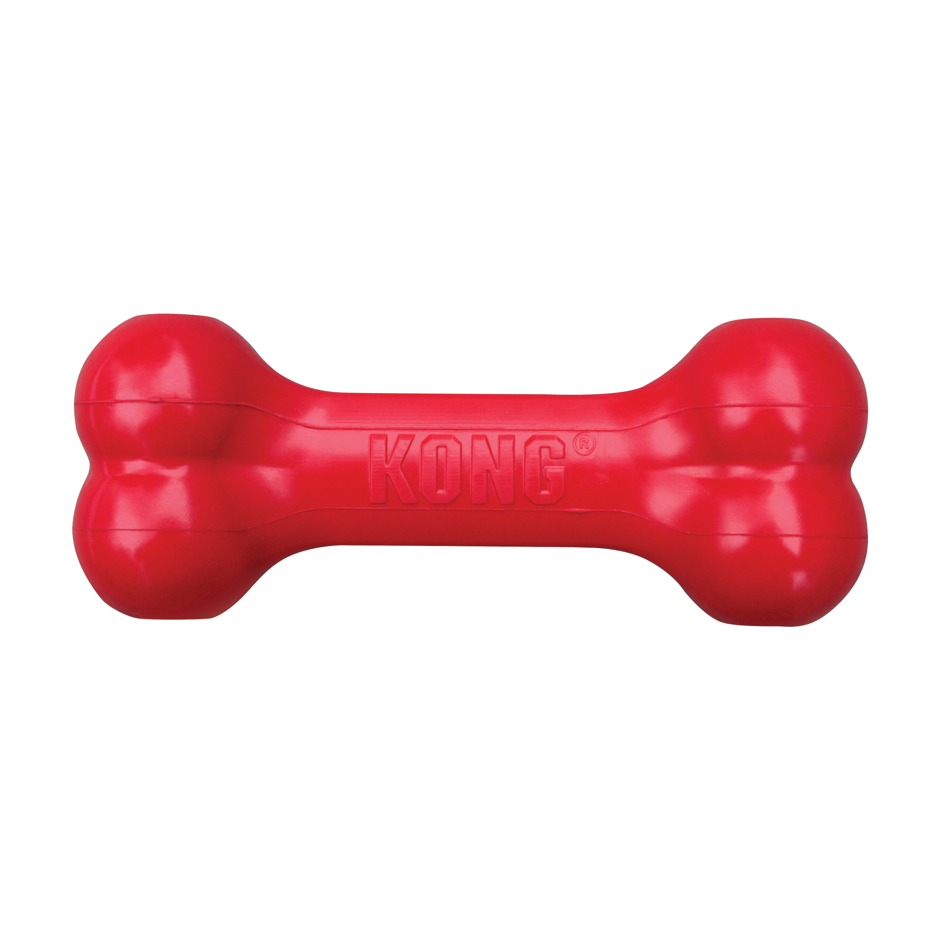 KONG Goodie Bone red rubber treat-holding dog chew, product photo 2