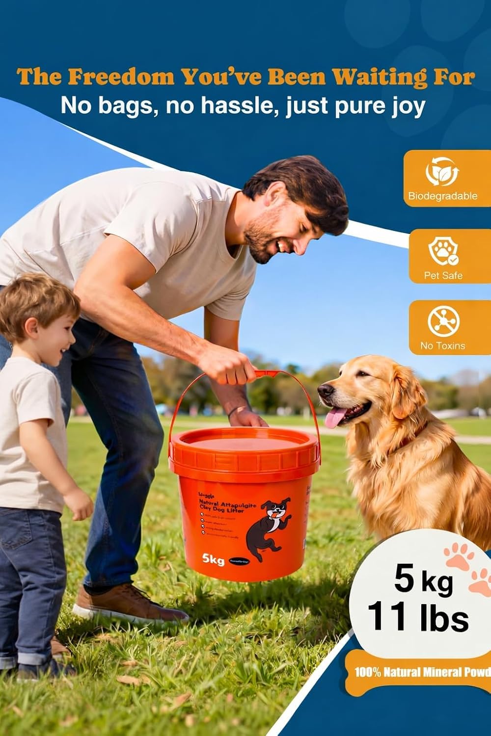 CatPak Waggle Natural Attapulgite Dog Litter - view 2