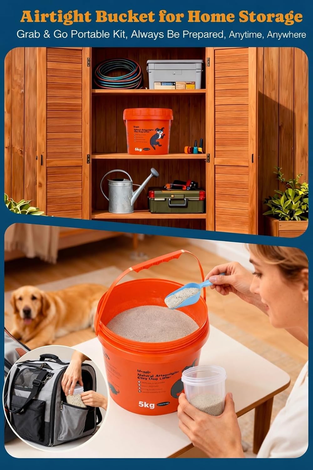 CatPak Waggle Natural Attapulgite Dog Litter - view 7
