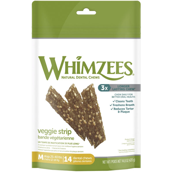 Whimzees Dental Dog Treats Veggie Strip