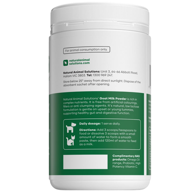 Natural Animal Solutions Goat Milk Powder