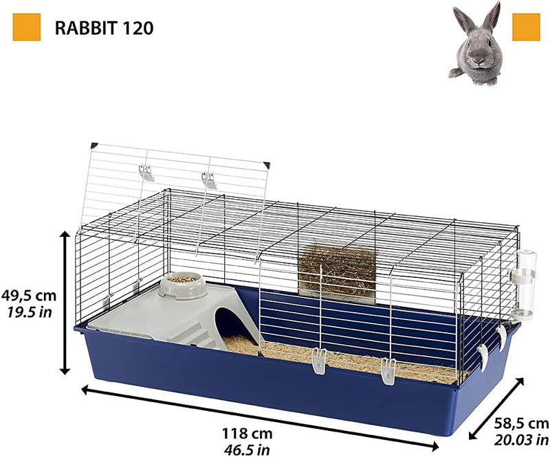 Ferplast Rabbit 120 Cage for Small Animals