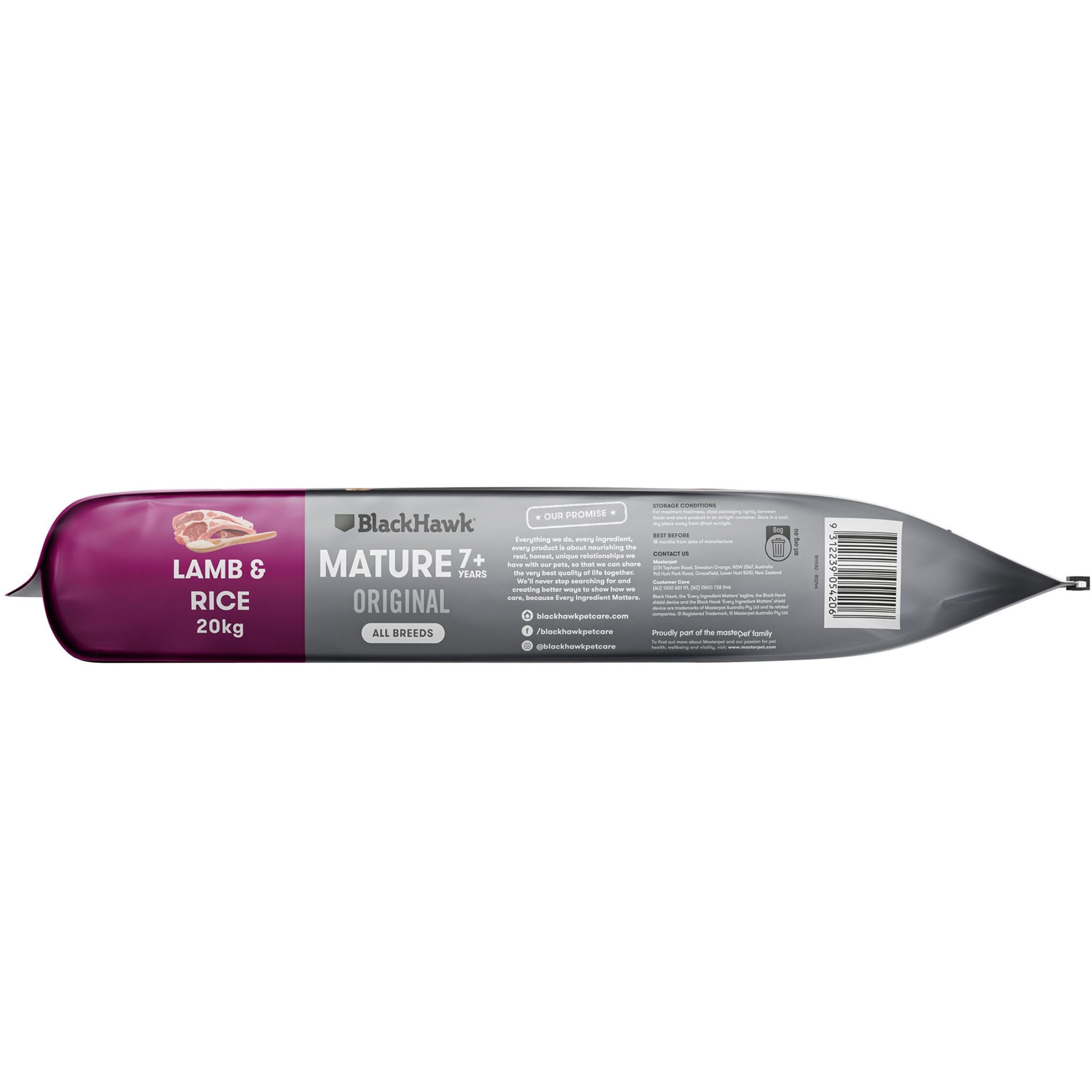 Black Hawk Lamb and Rice Original Mature Dry Dog Food