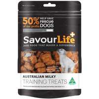 SavourLife Australian Milky Training Treats, bite-size chewy rewards, low in fat and salt, 150g, dog treats