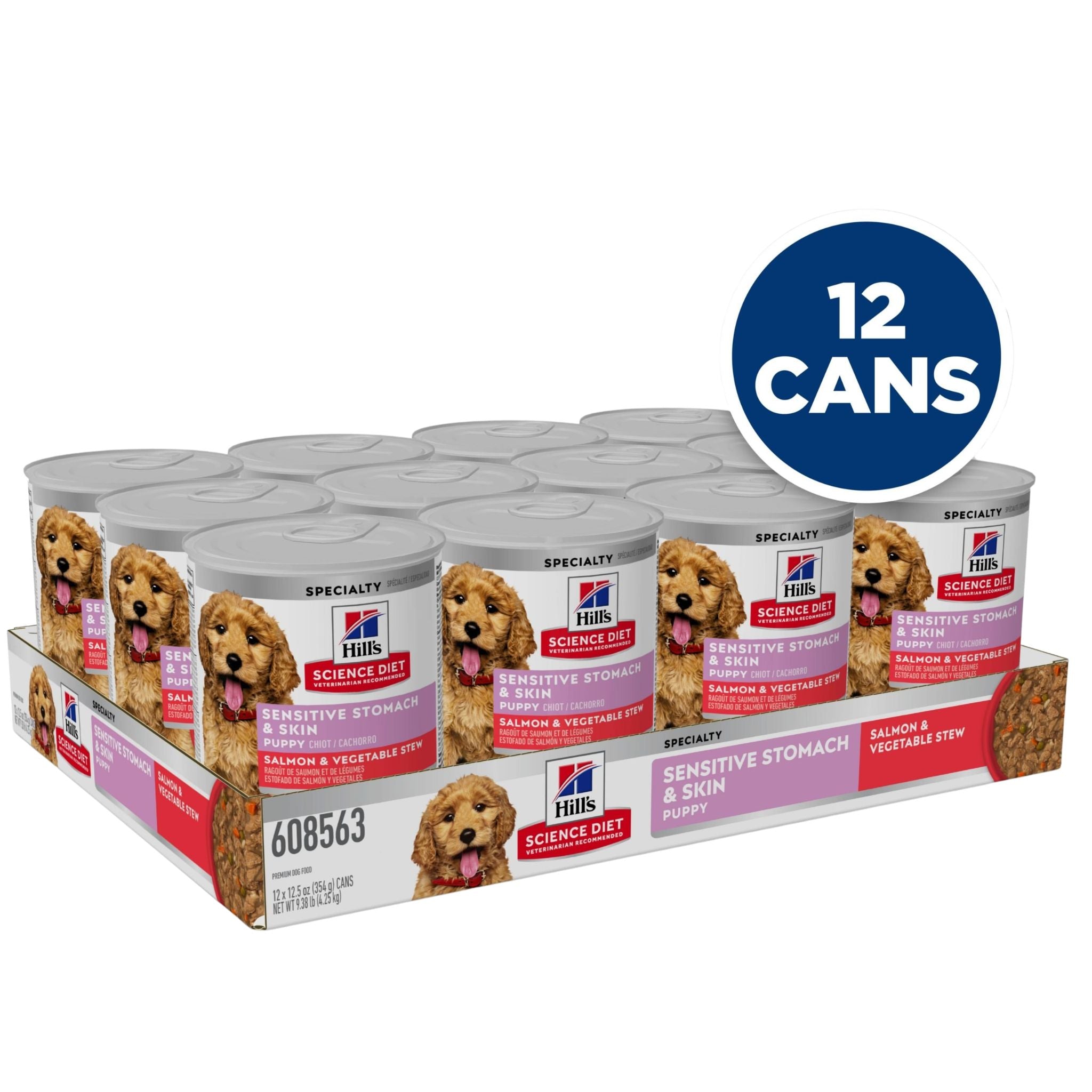 Hill's Science Diet Puppy Sensitive Stomach & Skin Salmon & Vegetable Stew