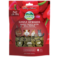 Oxbow Simple Rewards Baked Treats With Bell Pepper 85g pack