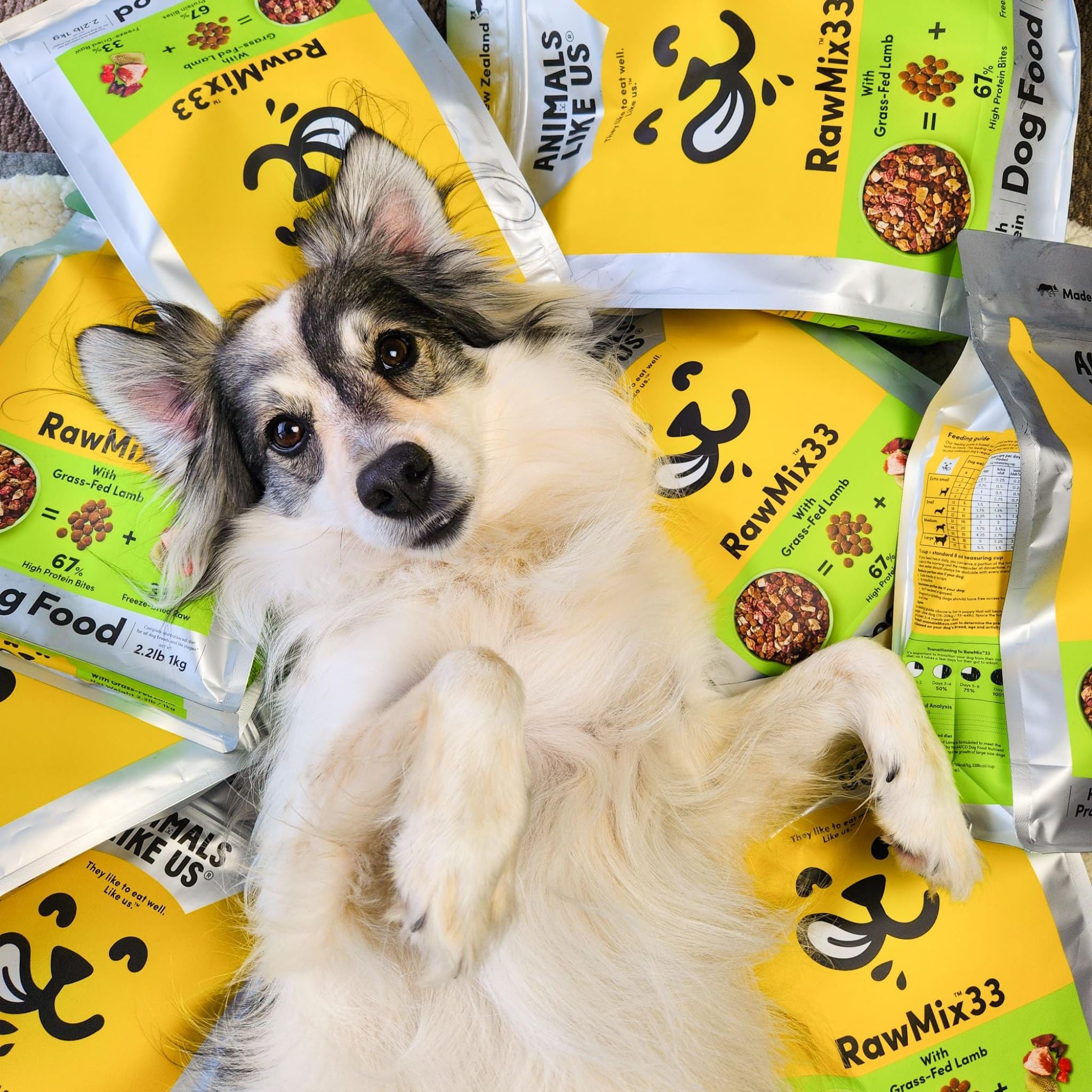 Animals Like Us Dog Food RawMix33 with Grass-Feed Lamb