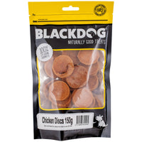 BlackDog Chicken Discs Dog Treats packaging front