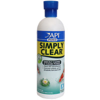 API Pond Simply Clear bacterial pond cleaner, 480ml bottle front label