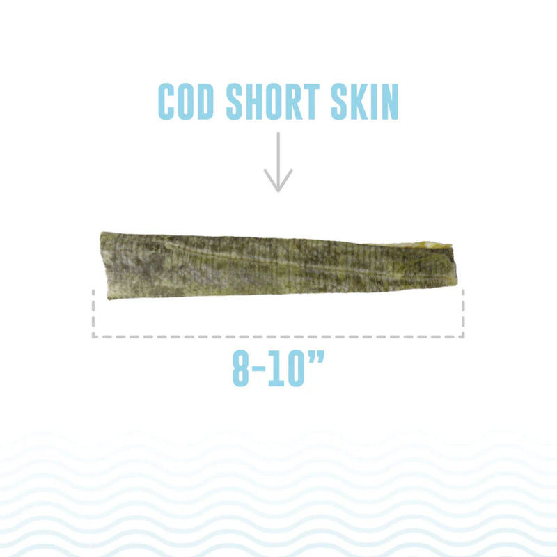 Icelandic+ Dog Treats Cod Short Skin Sticks