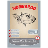 Wombaroo Wombat Milk Replacer 0.4, mid-lactation formula, 950g, for pouch-bound wombat joeys
