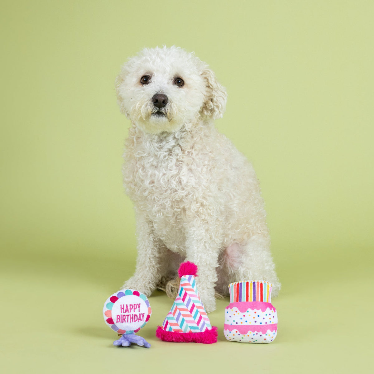 Fringe Studio Plush Dog Toy Set - Can I Get A Woofwoof — detail