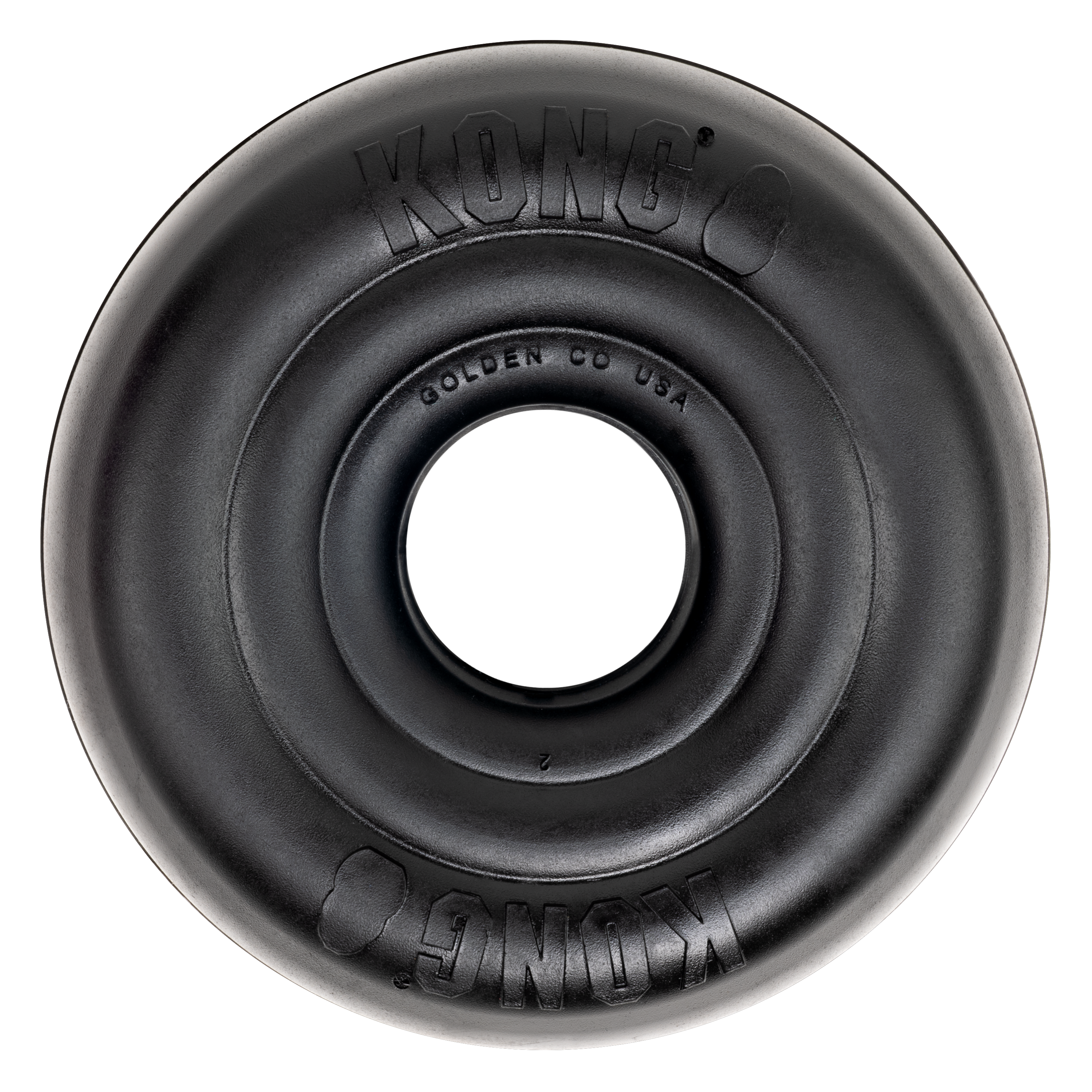 KONG Dog Toys Extreme Donut shown on its own, studio product shot
