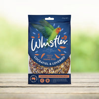 Whistler Cockatiel & Lovebird Fruit & Spice Hang Pod 210g - front of pack