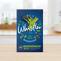 Whistler Budgie Gourmet Blend bird seed 1.2kg carton - front of pack