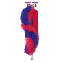 KONG Cat Toys Active Twisted Boa Teaser Assorted shown in its retail packaging