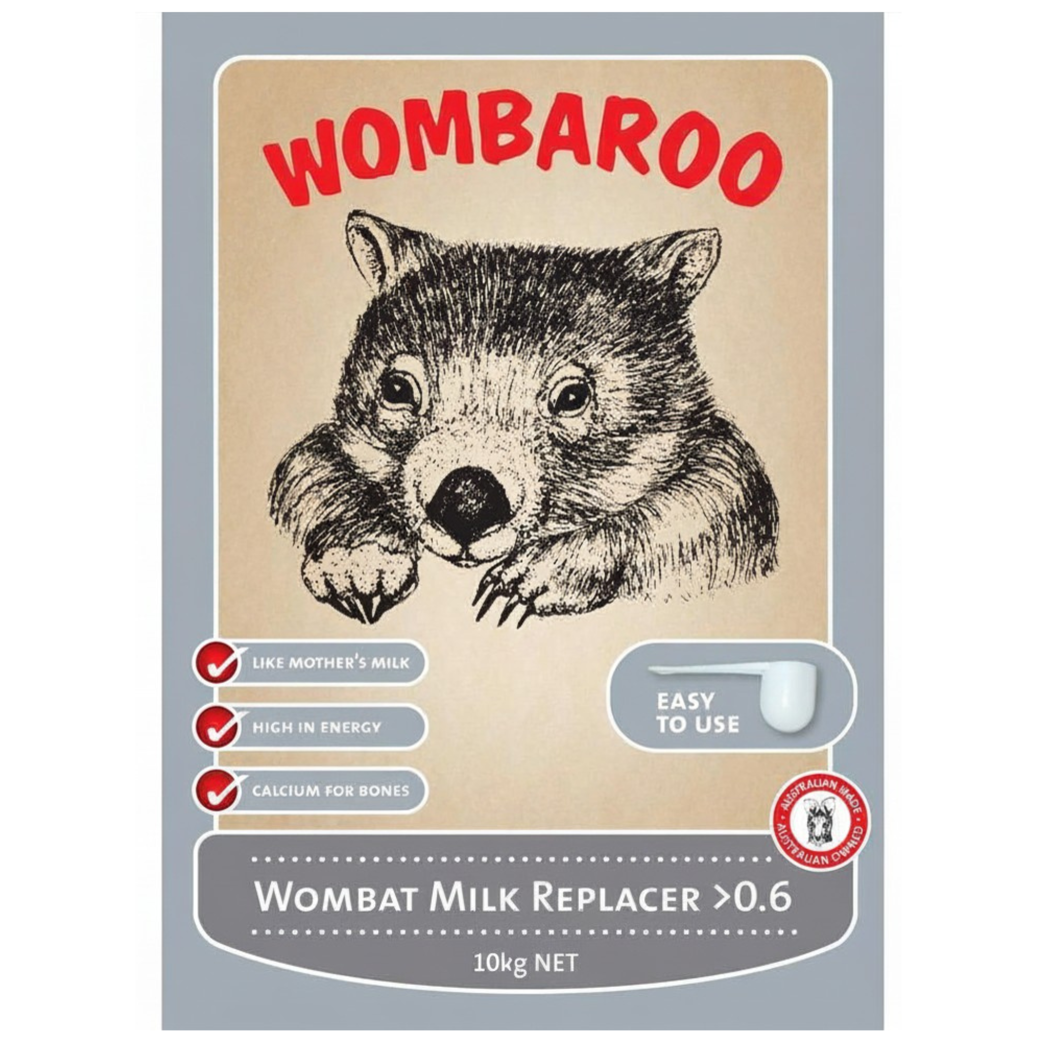 Wombaroo Wombat Milk Replacer >0.6