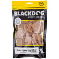 BlackDog Chicken Crinkles Dog Treats packaging front