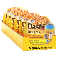 Inaba Dashi Delights Tuna with Cheese Recipe, a six-pack tray of 70g cups
