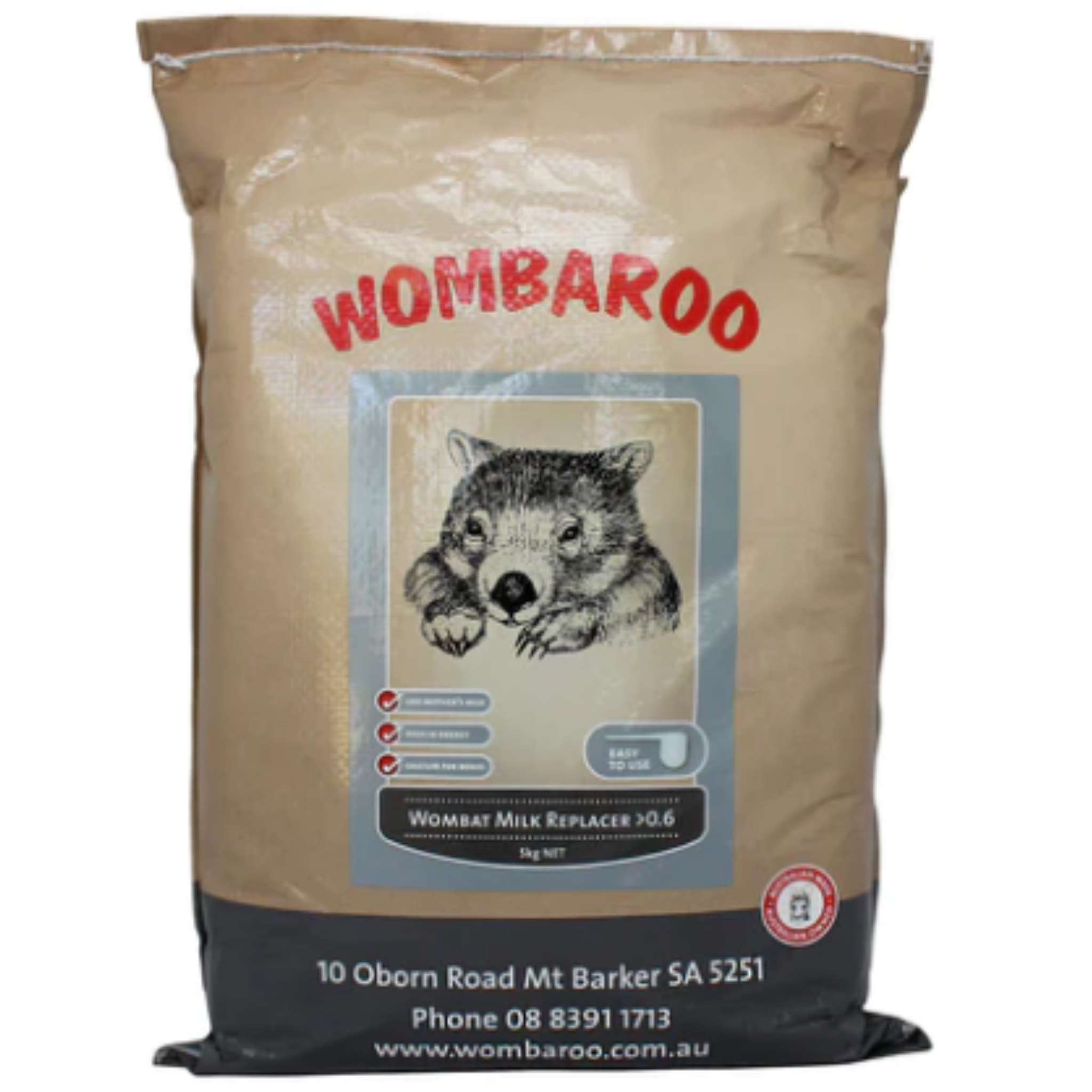 Wombaroo Wombat Milk Replacer >0.6
