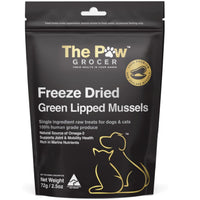 The Paw Grocer Black Label Green Lipped Mussels, 72g pack front