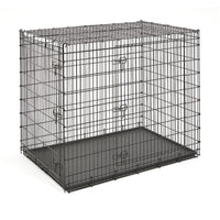 MidWest Solutions XX-Large heavy duty double door dog crate with floor tray