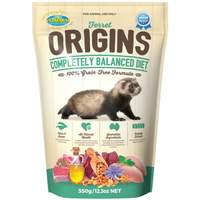 Vetafarm Origins Ferret grain free complete ferret diet, 350g pouch