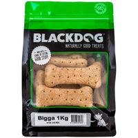 BlackDog Bigga Dog Biscuits packaging front