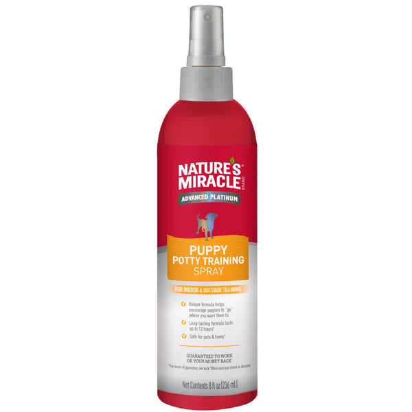 Nature's Miracle Advance Platinum Puppy Potty Training Spray - 236ml | PeekAPaw Pet Supplies