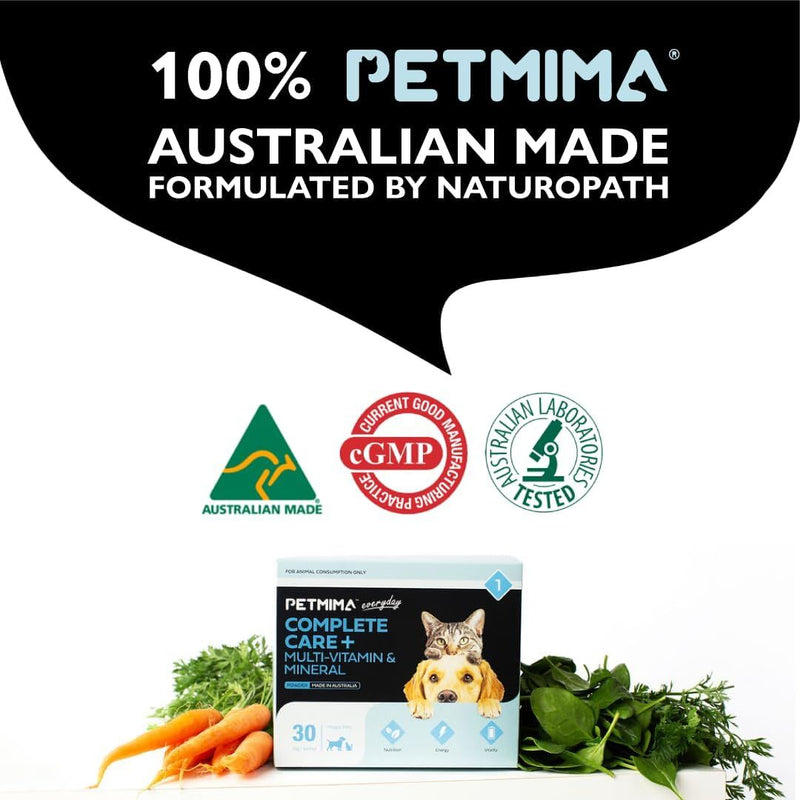 PETMIMA Complete Care + Multi-Vitamin & Mineral | PeekAPaw Pet Supplies