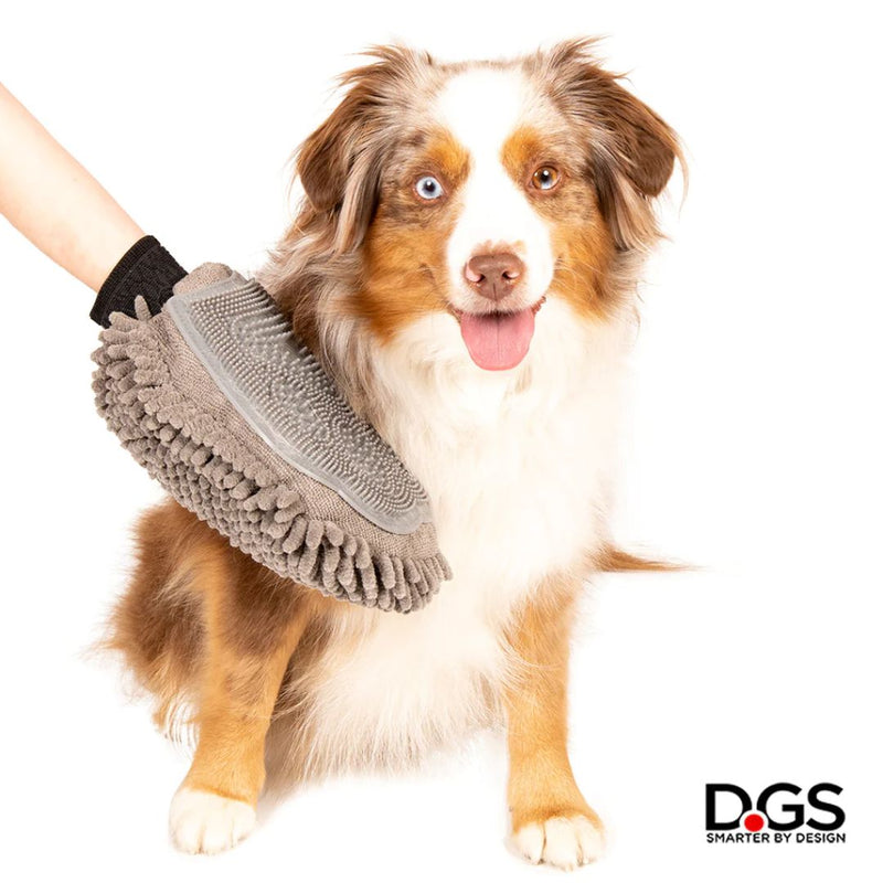 D.GS Dog Gone Smart Dirty Dog Doormat Grooming Mitt