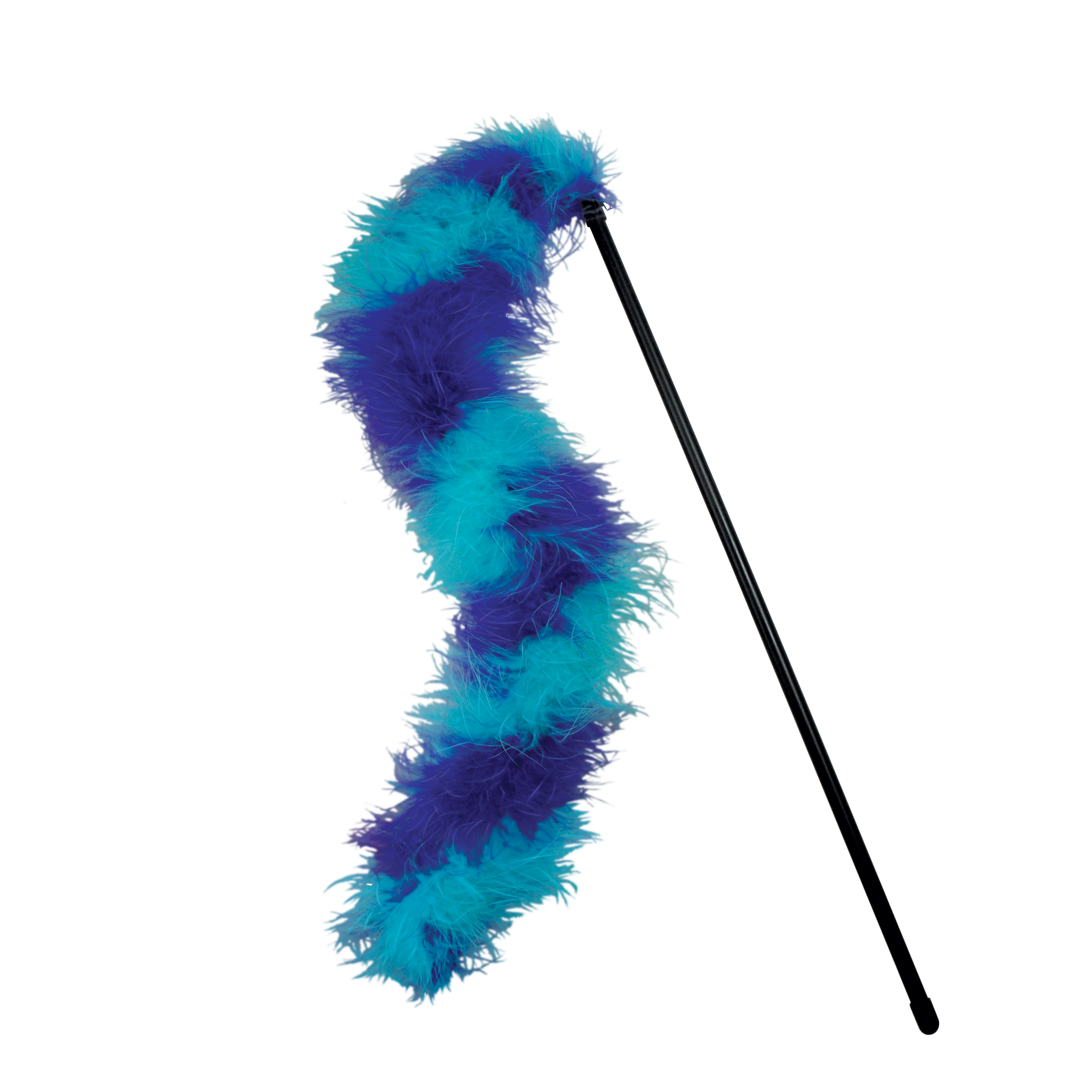 KONG Cat Toys Active Twisted Boa Teaser Assorted shown on its own, studio product shot