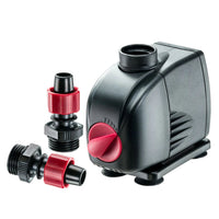 Hydor Seltz L centrifugal aquarium pump with its hose tail and thread fittings