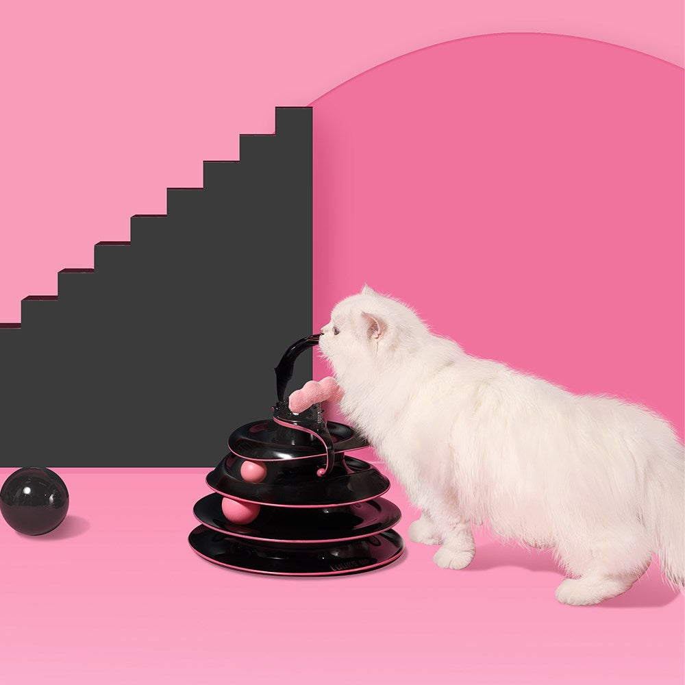 LUUKSUP Galaxy Spin Interactive Cat Toy
