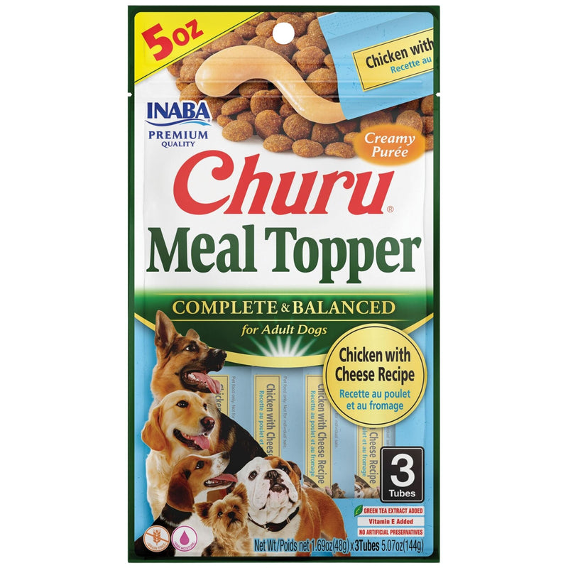 Inaba Dog Churu Meal Topper Chicken with Cheese