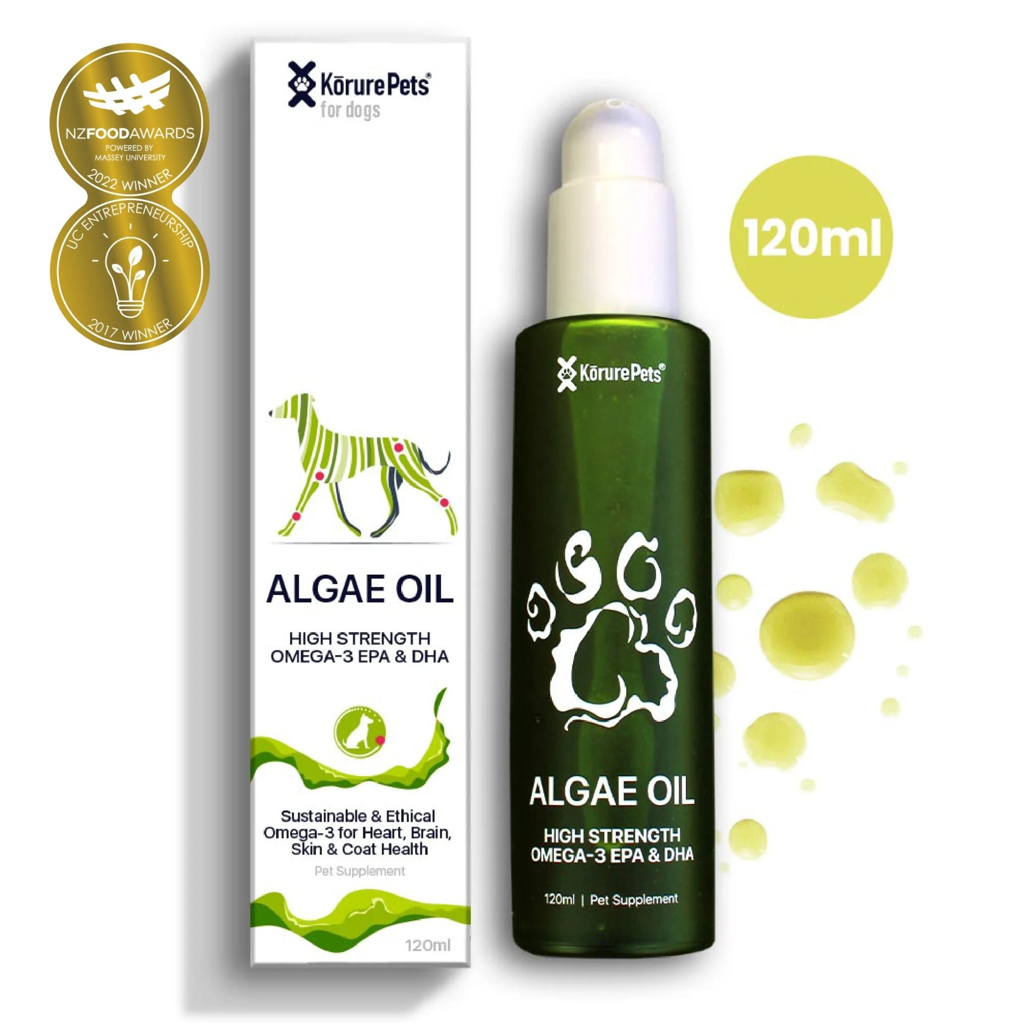 Korure Pets Algae Oil for Dogs