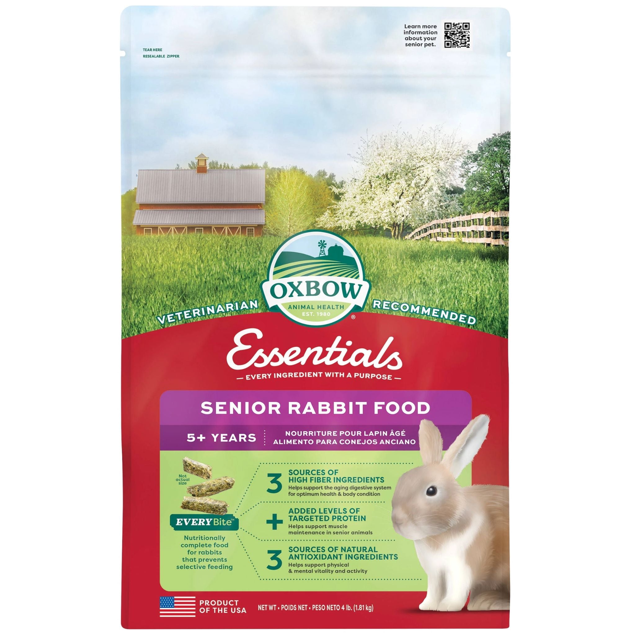 Oxbow Essentials Senior Rabbit Food