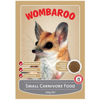 Wombaroo Small Carnivore Food, live-food replacer with taurine, 250g, for sugar gliders and ferrets