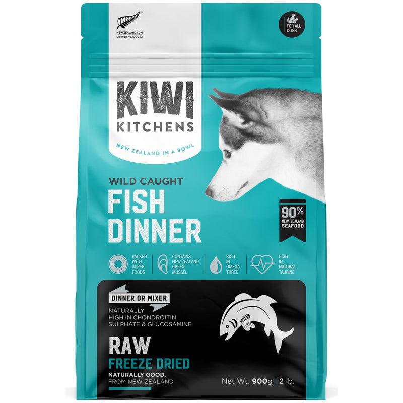 Kiwi Kitchens Freeze-Dried Dog Food White Fish Dinner