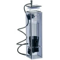 Hydor Slim Skim nano protein skimmer with its clear collection cup and coiled lead