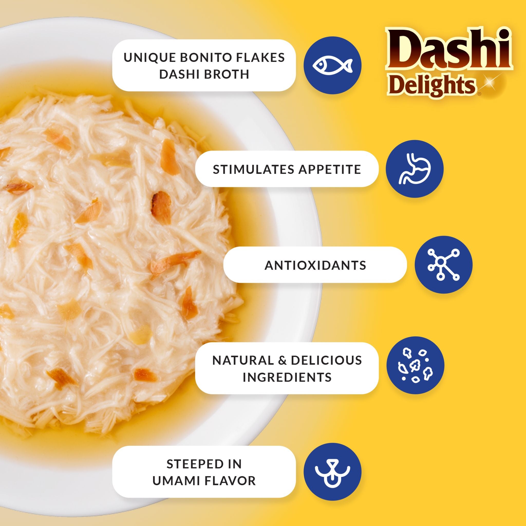 Inaba Cat Treat Dashi Delights Cup Seafood Variety
