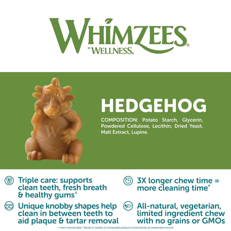 Whimzees Dental Dog Treats Hedgehog
