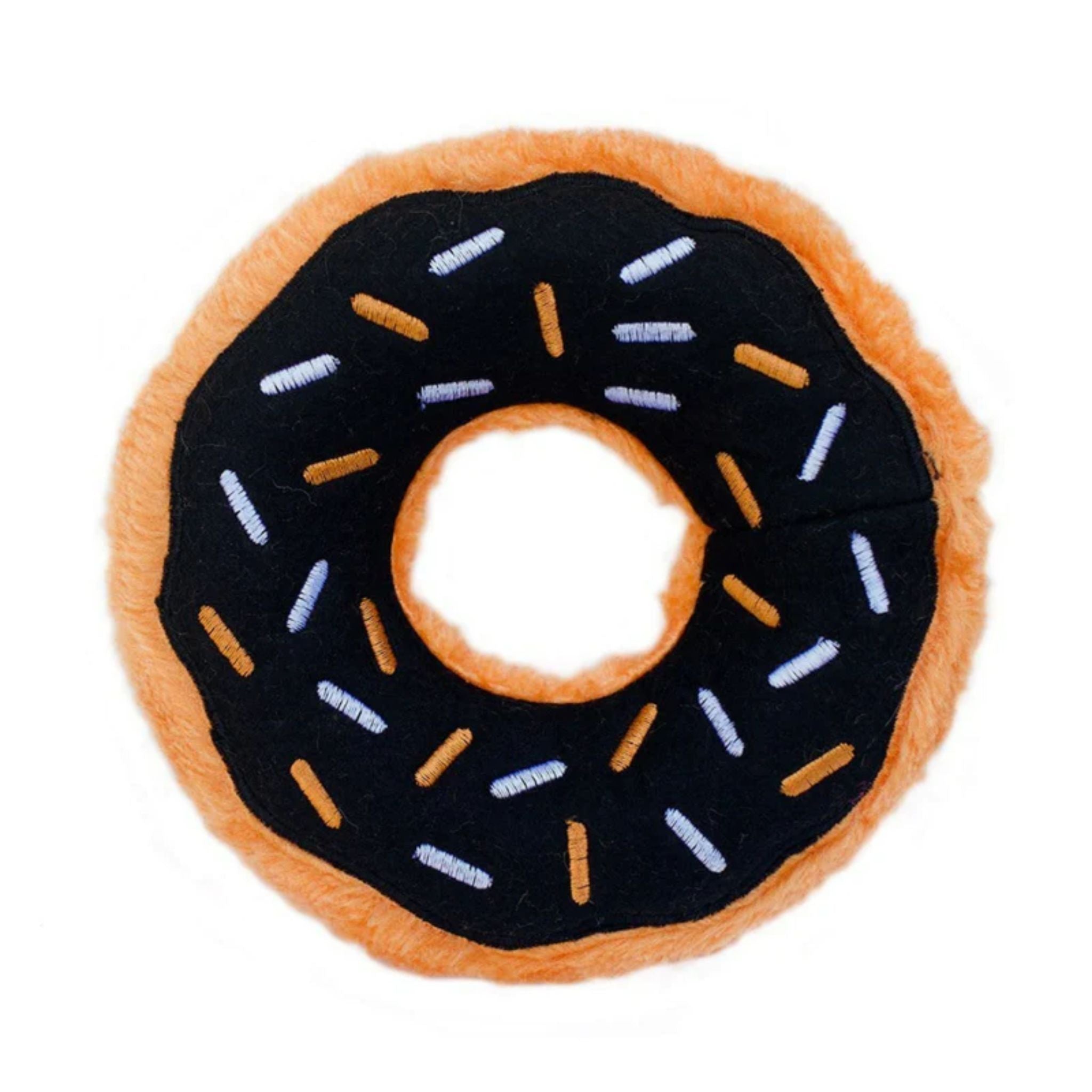 Zippy Paws Dog Toys Plush Donutz - Pumpkin Spice | PeekAPaw Pet Supplies
