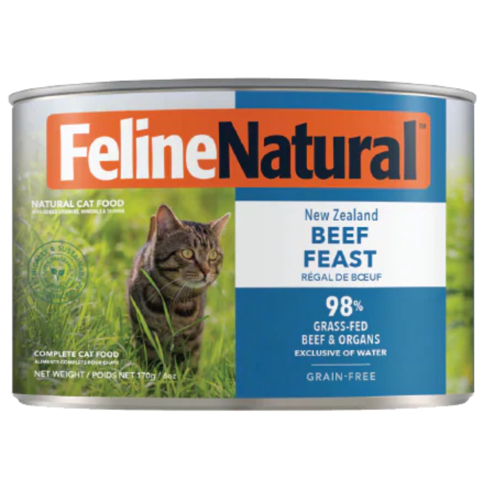 Feline Natural Canned Beef Feast