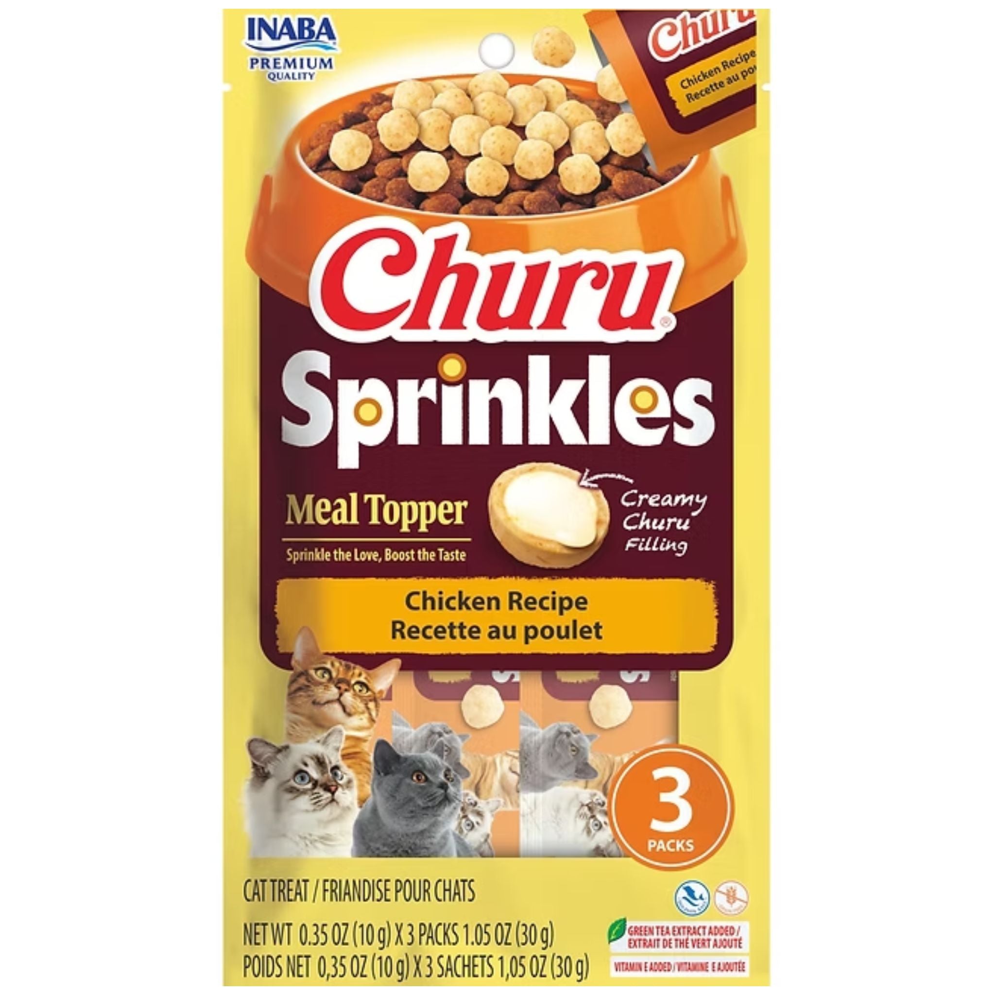 Inaba Cat Treat Churu Sprinkles Meal Topper Chicken