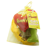 Yeowww! catnip cat toy gift bundle, bagged and tagged