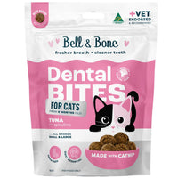 Bell and Bone Tuna with Spirulina Cat Dental Treats packaging front