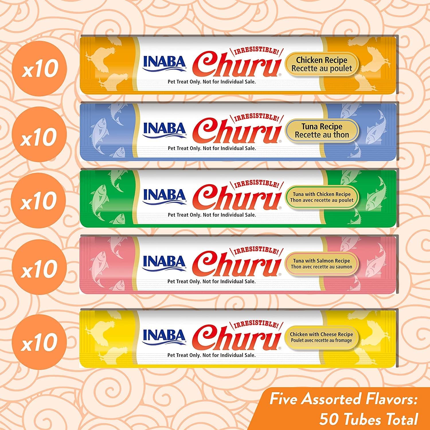 Inaba Cat Treat Churu Puree Tuna Chicken Varieties