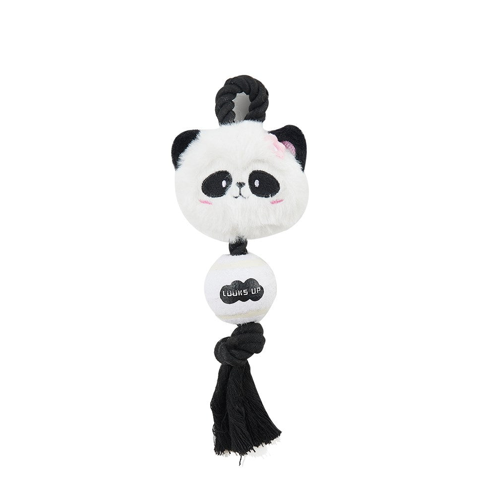 LUUKSUP Tennis Dog Toy - Panda